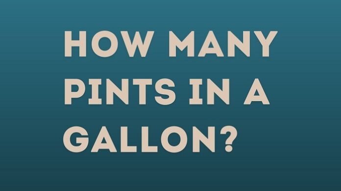 How Many Pints in a Gallon