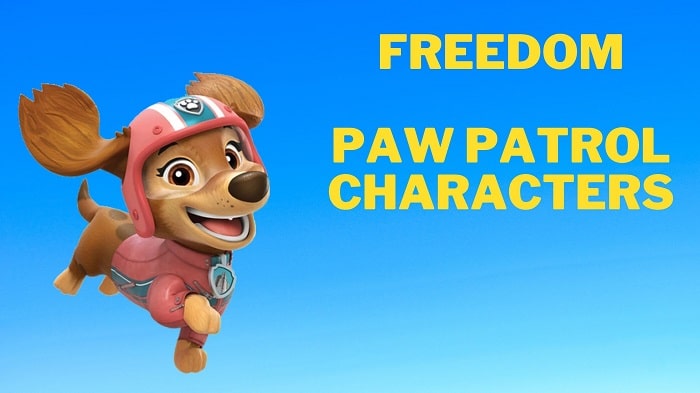 Freedom Top 10 most loved paw patrol characters