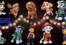 most loved paw patrol characters