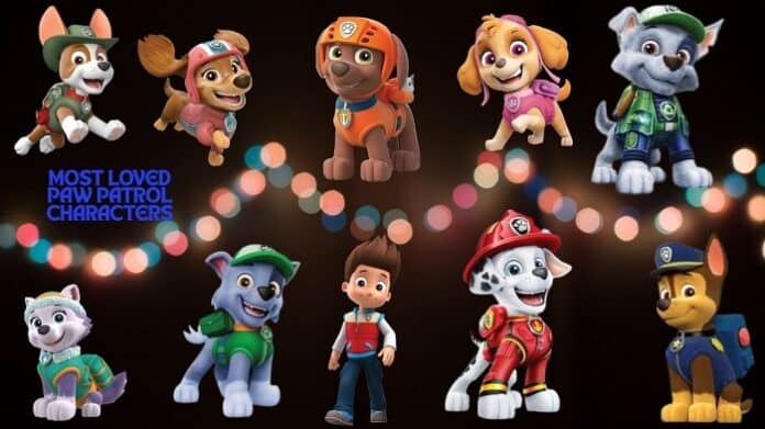 most loved paw patrol characters