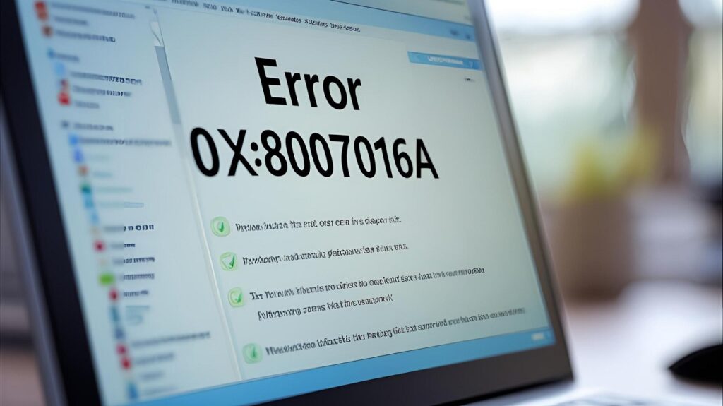 Error 0x8007016A