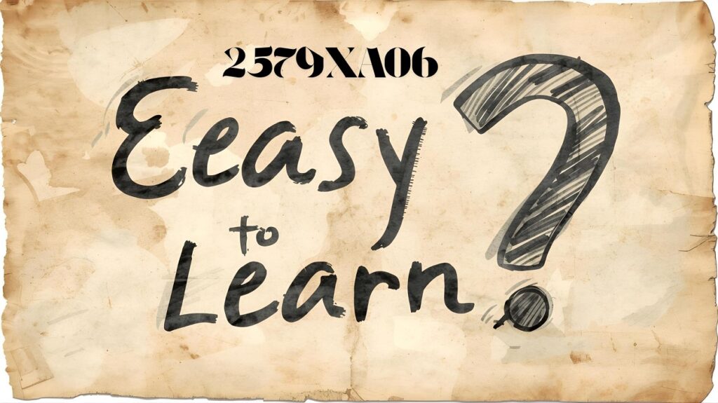 Is 2579xao6 Easy to Learn