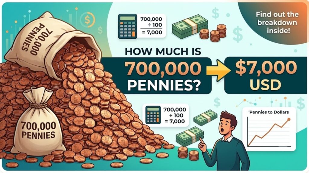 700,000 Pennies